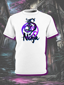 Die hard Ninja White T (Borders)