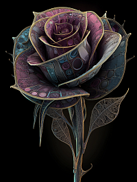 Glass Rose by DNA