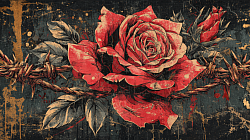 Sketch Rose by DNA