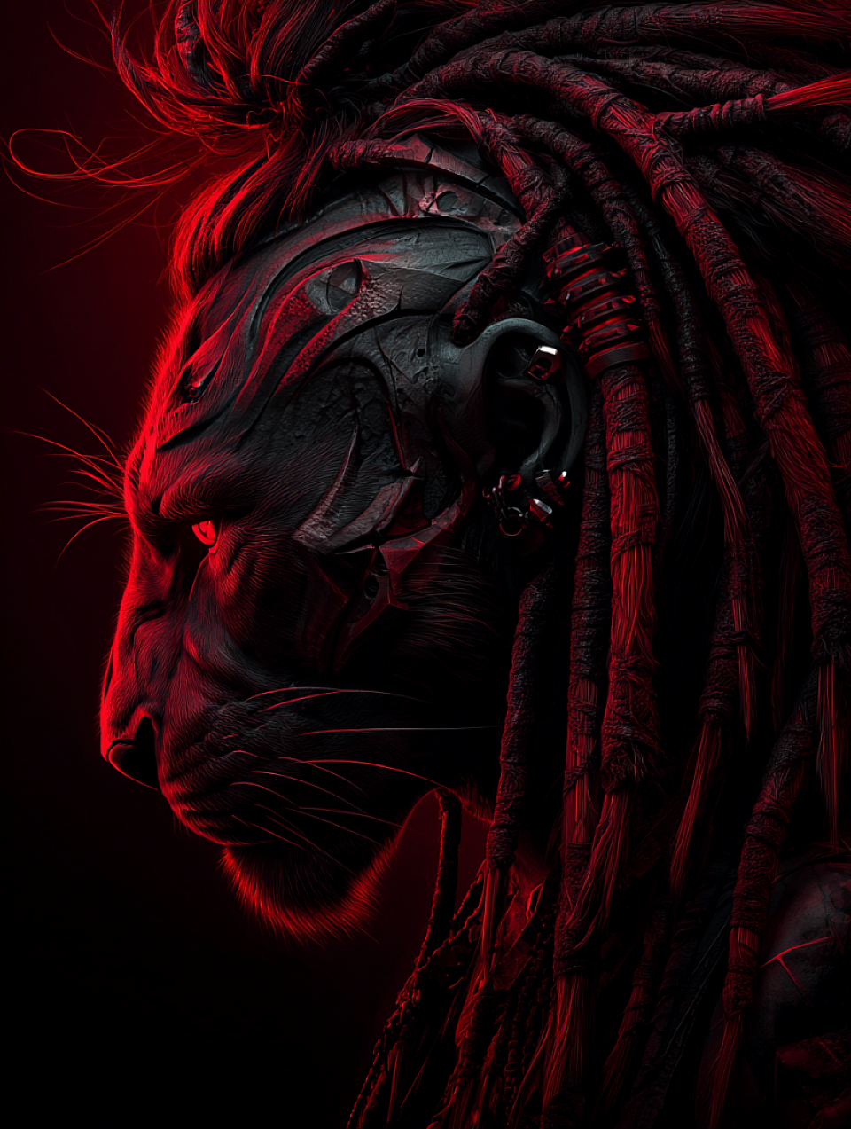 Tribal cat by DNA
